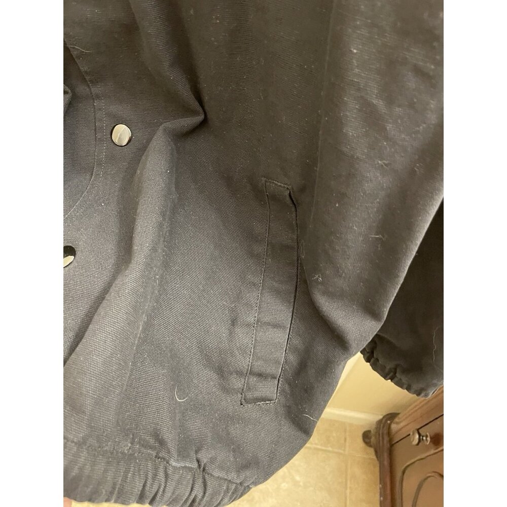 RARE Vintage 2008 Men's Crooks & Castles 'God, Guns & Money' Jacket Black Read* - Picture 12 of 16